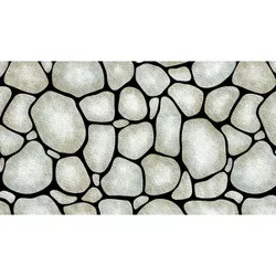 Fadeless Designs Paper Roll, Rock Wall, 48 Inches x 12 Feet