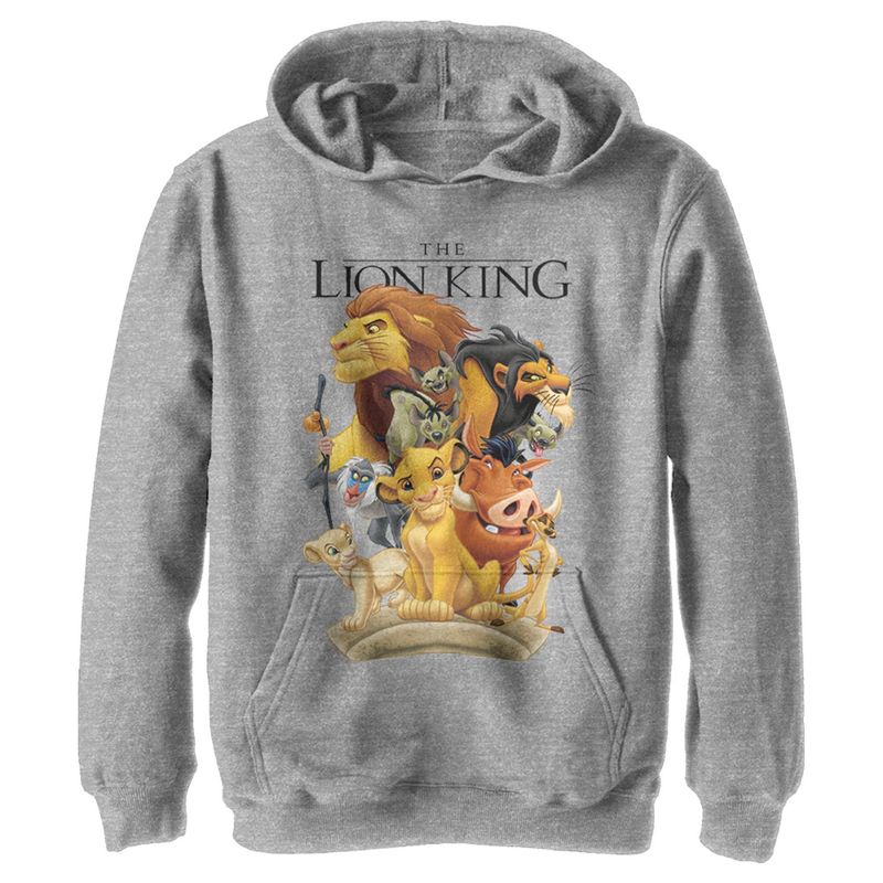 Boy's Lion King Pride Land Characters Pull Over Hoodie, 1 of 5