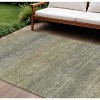 Fern Green And Gray Geometric Washable Indoor Outdoor Area Rug - 2 of 4