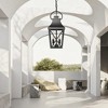 YUHAO Outdoor Gazebo and Porch Anti-Rust Waterproof Outdoor Ceiling Light Modern  Black(1 PACK) - 2 of 4