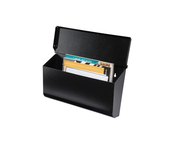Woodlands Wall Mount Mailbox Black - Gibraltar
