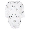 Gerber Baby Girls' Long Sleeve Onesies Bodysuits - 6-Pack - 3 of 4