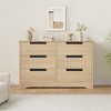TROPOW 6 Drawer Dresser for Bedroom, Modern Double Dresser Organizer with Embedded Handles Design, Wooden Chest of Drawers for Living Room - 2 of 4