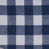 Buffalo Check Style All Season 3" Rod Pocket Valance 50" x 17" Navy by RLF Home - 4 of 4