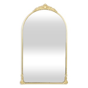 Cheung's Everlaine Modern Victorian Gold Wall Accent Mirror - 1 of 2