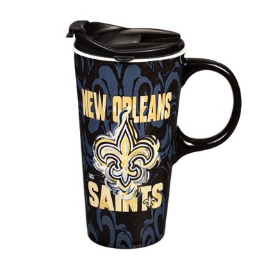 New Orleans Saints, Travel Latte, Justin Patten Logo
