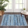 Garvee Boho Area Rug Ultra-Thin Print Rug,Foldable Durable Non-Slip Stain Resistant Rug - 4 of 4