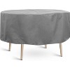 KHOMO GEAR 70-Inch Heavy Duty Round Table & Chair Set Cover – Waterproof Outdoor Furniture Cover for Patio Dining Sets, Garden Tables & Chairs - 4 of 4