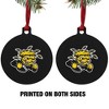 Wichita State University Shockers Logo Aluminum Holiday Christmas Tree Ornament - 2 of 4