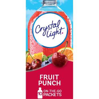 Crystal Light On-the-Go Fruit Punch Drink Mix - 10pk/0.09oz