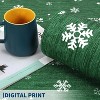 Christmas Snowflake Area Rug 2'x3' Rug Washable Non Slip for Entryway - 3 of 4
