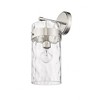 Fontaine 1-Bulb Glass Vanity Light - Dimmable, Damp Rated, 6.5" Wide, Brushed Nickel - 3 of 4