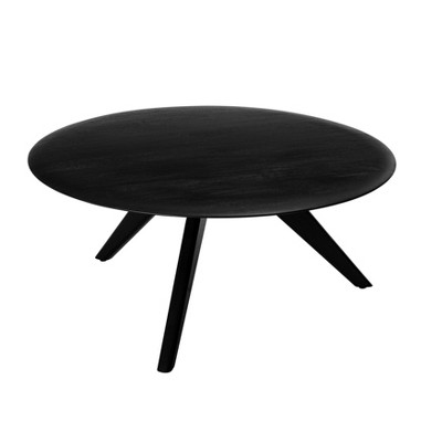 MH London Marcel Solid Wood Coffee Table with Round Top