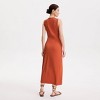 Women's Rib-Knit Midi Bodycon Dress - A New Day™ Coral Orange - 2 of 4