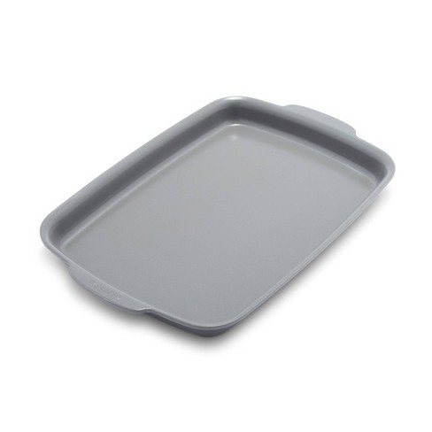 Greenpan Premiere Ovenware Ceramic Nonstick Cookie Quarter Sheet 13x9  Gray : Target