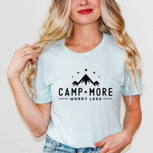 Simply Sage Market Camp More Worry Less Mountains Short Sleeve Tee - 1 of 4