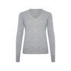 Style Republic 100% Pure Cashmere V-Neck Women's Sweater - Light Grey - 2 of 2