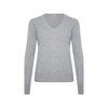 Style Republic 100% Pure Cashmere V-Neck Women's Sweater - Light Grey - image 2 of 2