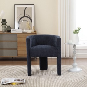 NicBex Modern Desk Chair, Modern Accent Chair with Metal Legs  Armchair for Home Office & Small Spaces - 1 of 4