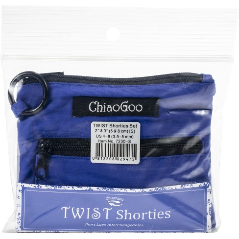 ChiaoGoo Twist Red Lace Interchangeable Needle Set, Shorties 2 & 3