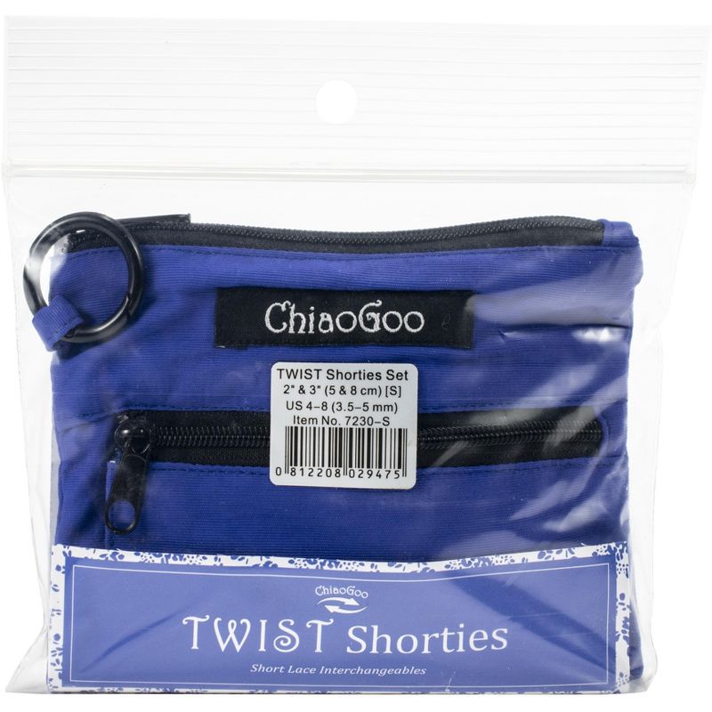 ChiaoGoo TWIST Shorties Set 2" & 3"-Size US 4-8/3.5-5mm, 1 of 6