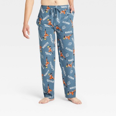 Men's Naruto Jogger Pajama Pants - Blue S