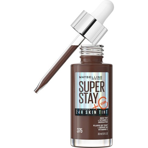 Maybelline Super Stay Skin Tint Foundation, With Vitamin C*, Foundation and  Skincare, Long-Lasting up to 24H, Vegan Formula, Shade 3