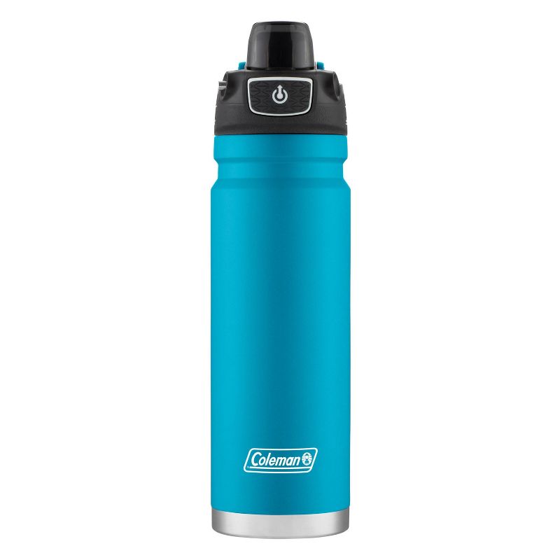 Coleman 24oz Stainless Steel Burst Vacuum Insulated Water Bottle with Leakproof Lid - Caribbean Sea, 1 of 10