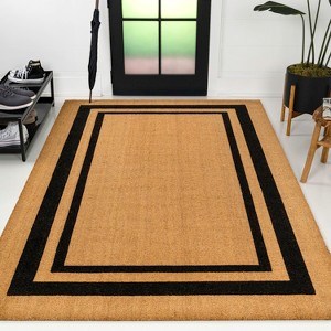 JONATHAN Y Natural Coir Area Rug - 1 of 4