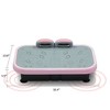 Naysaye Exercise Trainers Vibration Plate Whole Body for Lymphatic Drainage Shaking Workout Board, Pink, 22.4"*13.8*5.5" - 3 of 4