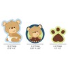 Big Dot of Happiness Baby Boy Teddy Bear - DIY Shaped Baby Shower Party Cut-Outs - 24 Count - 2 of 4