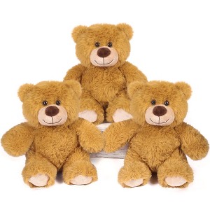 BenBen Teddy Bear Stuffed Animal, Set of 3, 8" Stuffed Bear Plush Toy for Kids - 1 of 4