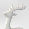 Christmas Ceramic Iridescent Deer Figural - Wondershop™ - 3 of 3