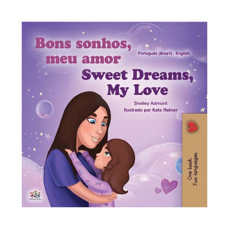 Sweet Dreams, My Love (Portuguese English Bilingual Children's Book -Brazil) - (Portuguese English Bilingual Collection - Brazil) Large Print, 1 of 2
