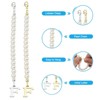 Unique Bargains Identification Handle Letter Charm Accessories Gold & Silver Tone 2 Pcs - 4 of 4
