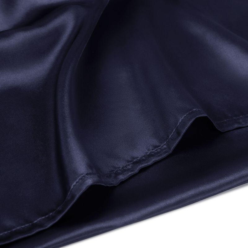 PiccoCasa 85GSM Satin Luxury Silky Envelope Closure Pillowcases 2 Pcs, 5 of 7