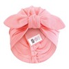 Hudson Baby Infant Girls Turban Cotton Headwraps, Modern Botanical, 0-24 Months - 4 of 4