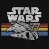 Girls Star Wars Millennium Falcon 77' Vintage Stripes T Shirt - 2 of 4