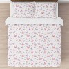 Sweet Jojo Designs Girl Full/Queen Comforter Bedding Set Butterfly Blush Pink and Purple 3pc - 3 of 4