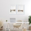 Stupell Industries Softly Flowing Landscape 2pc Framed Print Under Glass Set - 2 of 4