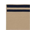 Colonial Mills Denali End Stripe Area Rug, 2x3, Navy - 2 of 3