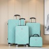 KTMBDW 4 Piece Luggage Set Carry on Suitcase with ABS+PC hardshell, lightweight Suitcase with Spinner Wheels & Zipper TSA Lock - 2 of 4