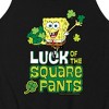 Men's - SpongeBob Squarepants - Luck Of The Square Pants Graphic Tank Top - 2 of 4