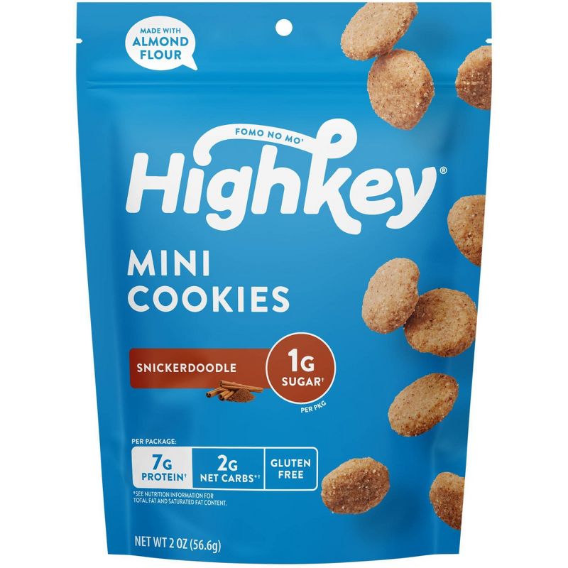 HighKey Snickerdoodle Mini Cookies - 2oz, 1 of 15