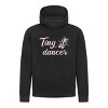 Everyday Kids Ballerina Tiny Dancer Girls Pullover Hoodie – Pink Ballet Slippers Sweatshirt - 2 of 4