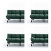 SKRAN Convertible Folding Modern sofa Bed for Living Room, Bedroom, Home, Office,Emerald - 3 of 4