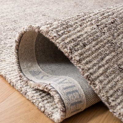Himalaya Taupe Hand Tufted Wool and Viscose Runner Rug