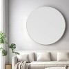 KTMBDW Round Mirror, Metal Frame Circle Mirror, Wall Mounted for Bathroom, Vanity, Living Room - 3 of 4