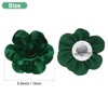 Unique Bargains Alloy Satin Fabric Big Rose Flower Dainty Brooches and Pins 1 Pc - 3 of 4