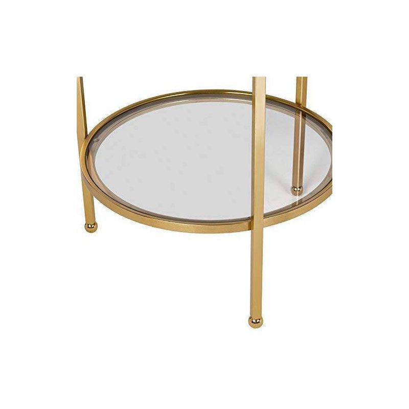 Addison Side Table Gold - Adore Decor, 2 of 4